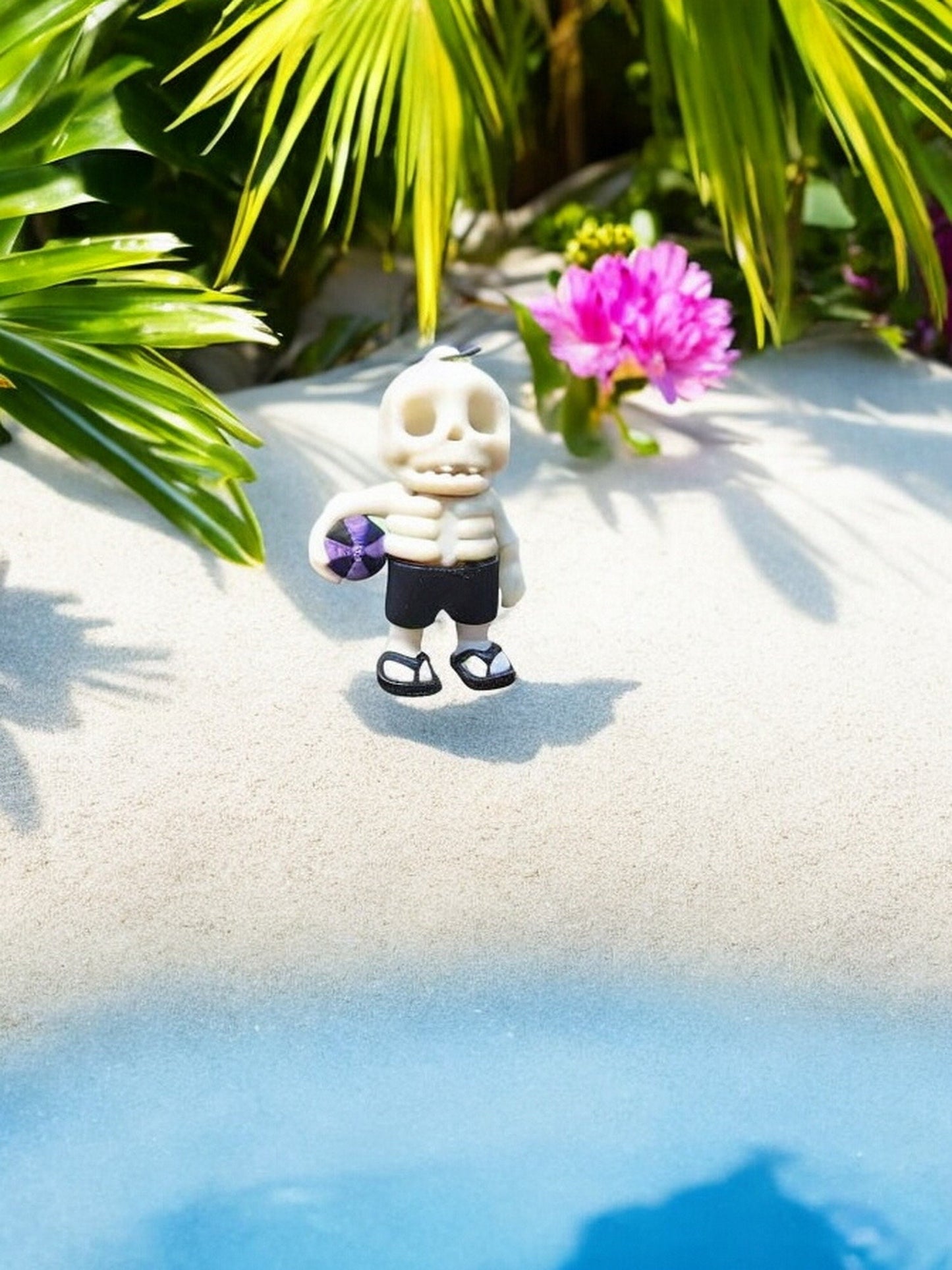 Cute tiny summer  skeleton