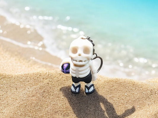 Cute tiny summer  skeleton