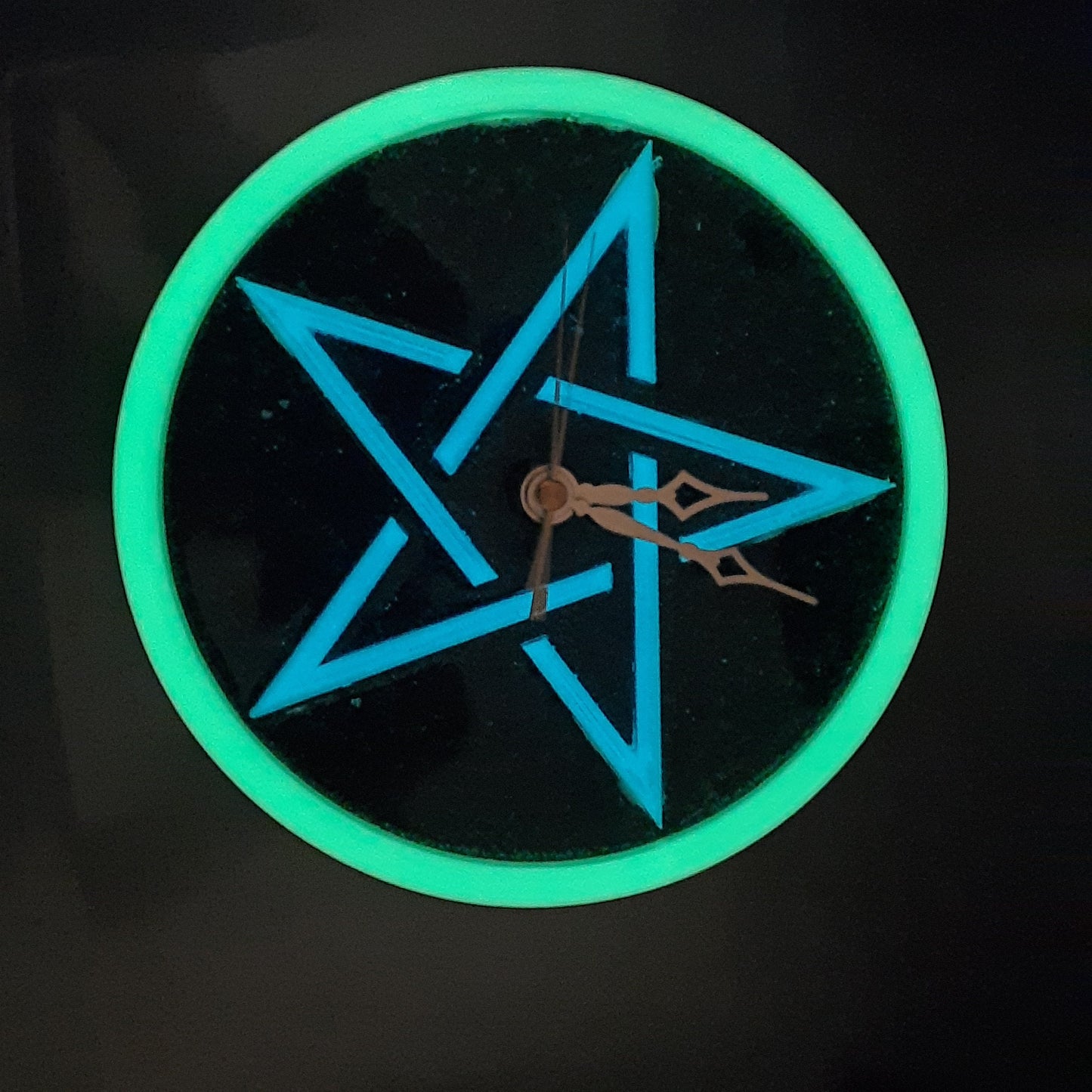 3D printed Pentacle Clock