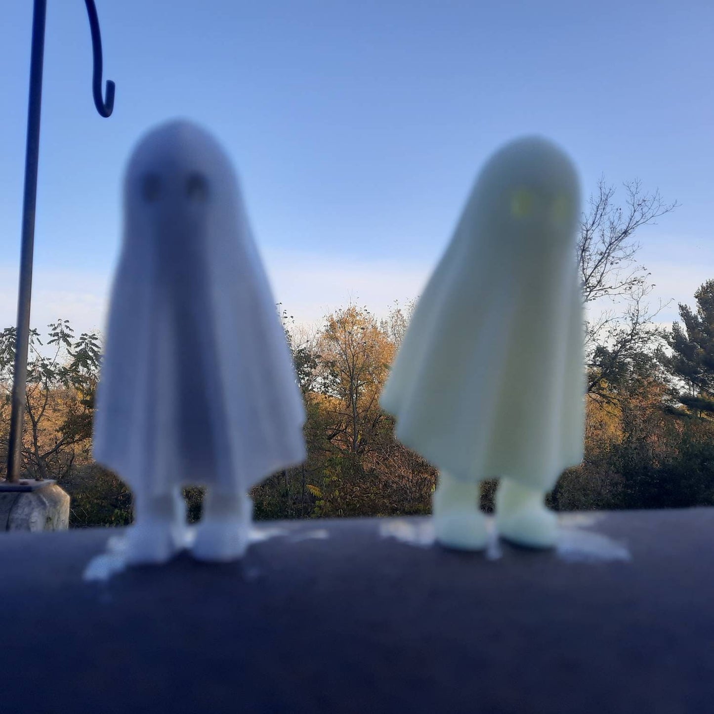 3D printed glow in the articulated ghost