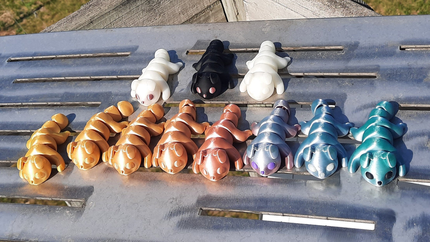 Cute articulating puppies