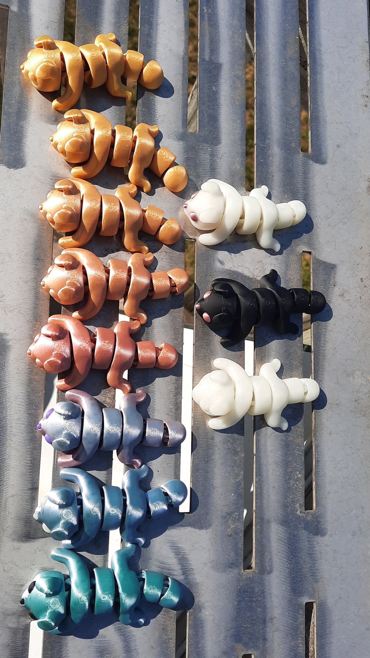 Cute articulating puppies