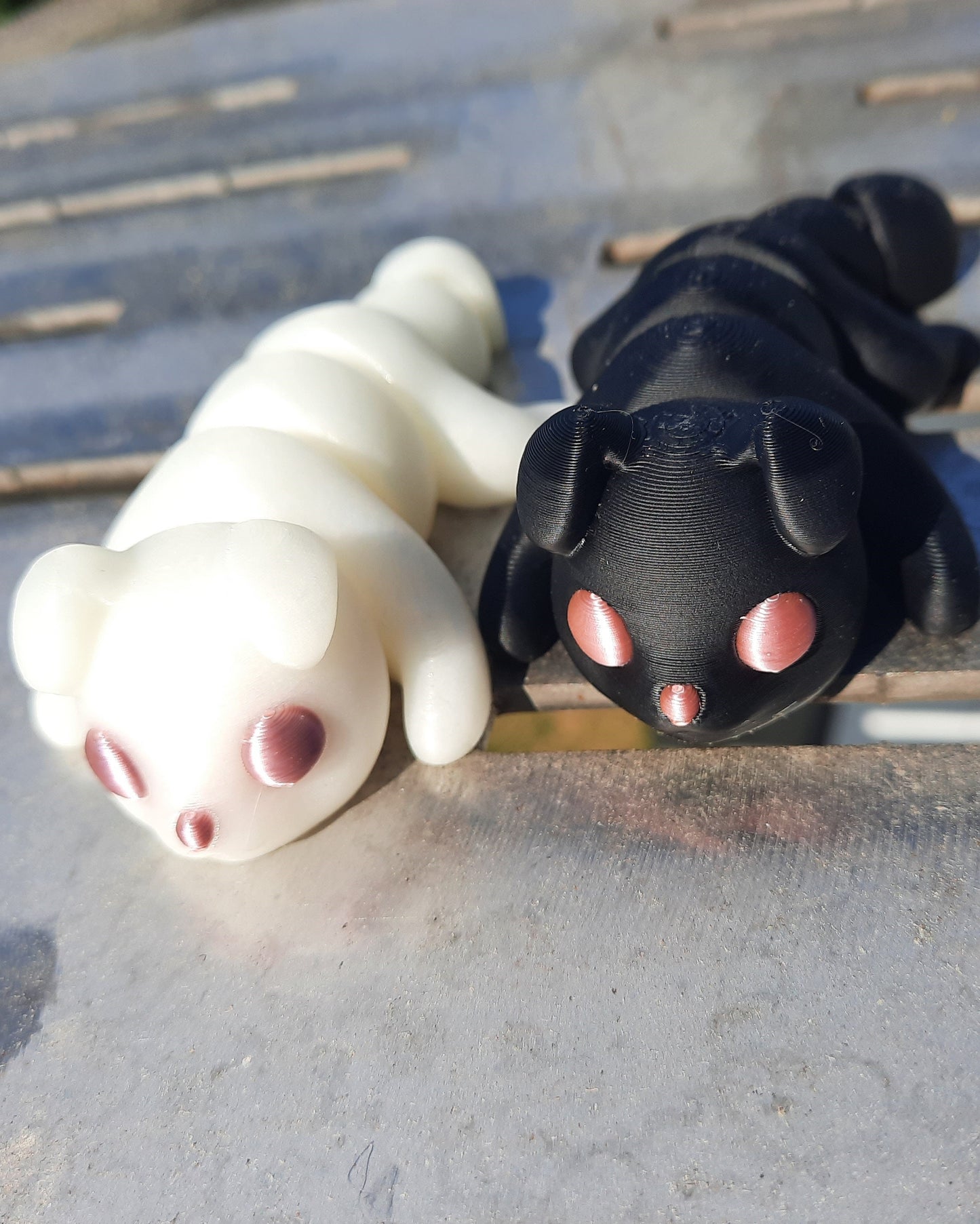 Cute articulating puppies